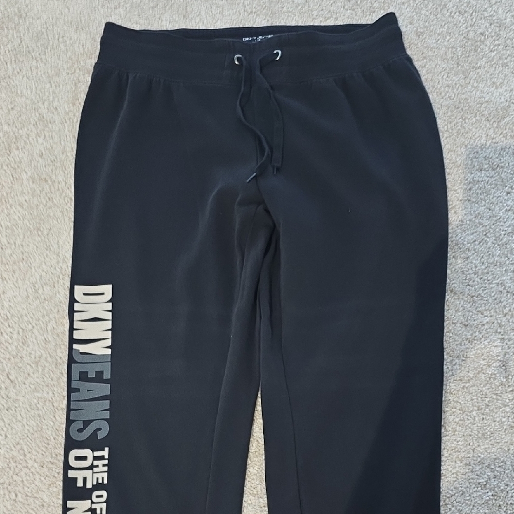 DKNY Black Joggers with Bold Logo